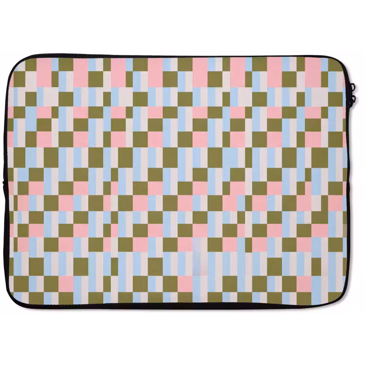 Laptophoes Patroon - Geometrisch - Abstract - Kleurrijk - Modern — 1