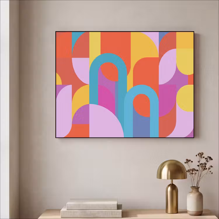 Art frame - Abstract - Geometrie - Kleurrijk - Modern - Kunst — 5