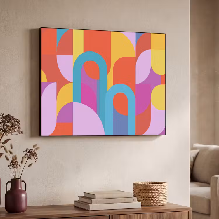 Art frame - Abstract - Geometrie - Kleurrijk - Modern - Kunst — 7