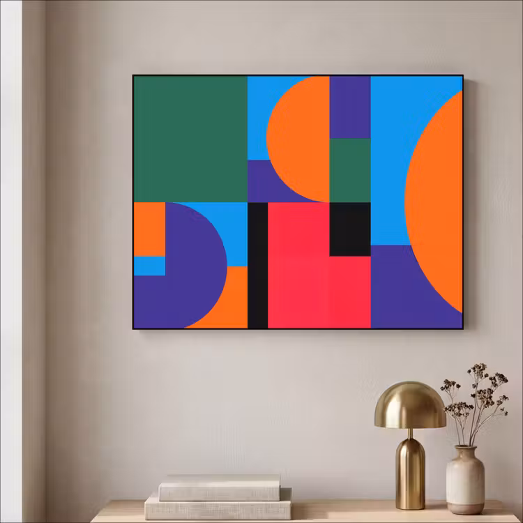 Art frame - Geometrisch - Abstract - Vormen - Kleurrijk - Modern — 5