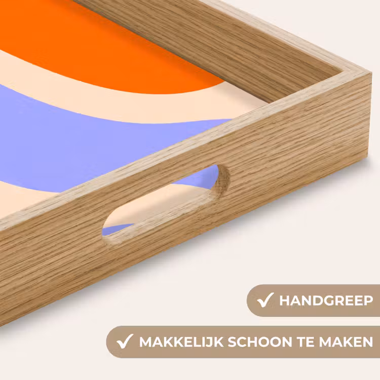 Dienblad - Abstract - Organische vormen - Design - Modern - Kleurrijk — 5