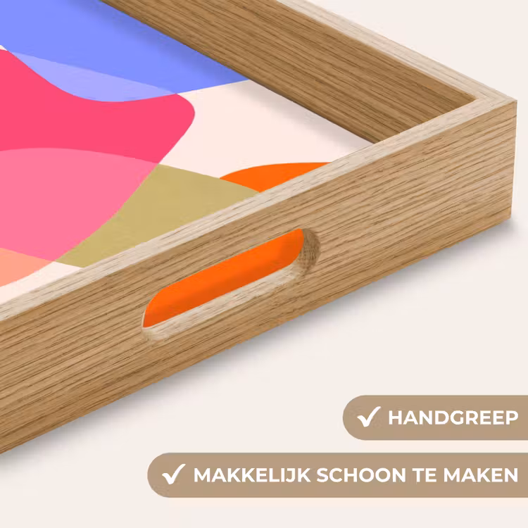 Dienblad - Abstract - Vormen - Modern - Kleurrijk — 5