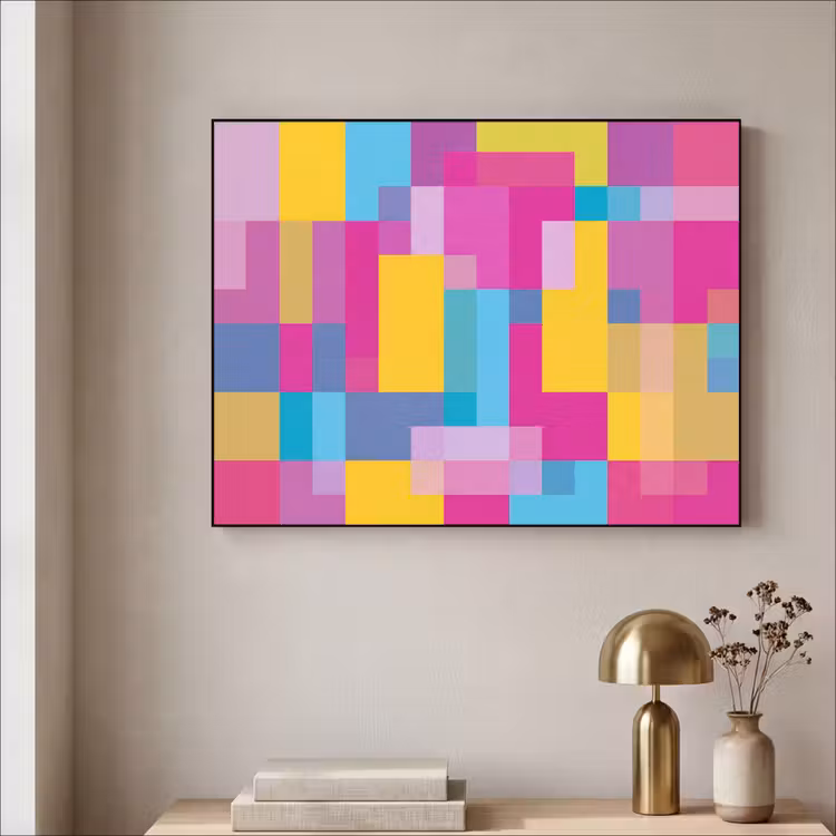 Art frame - Abstract - Geometrisch - Kunst - Kleurrijk - Modern — 5