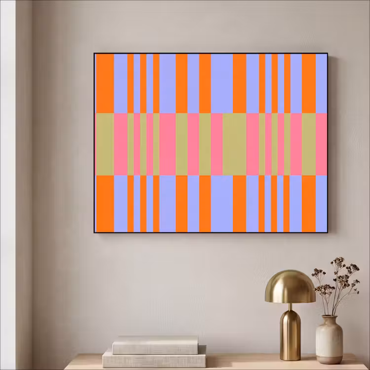 Art frame - Abstract - Patroon - Geometrisch - Kleurrijk - Modern — 5