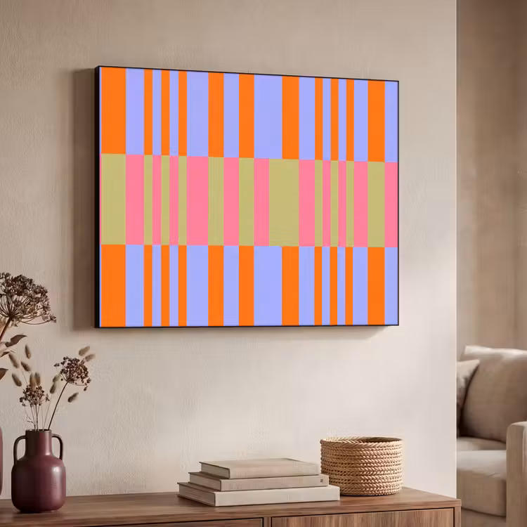 Art frame - Abstract - Patroon - Geometrisch - Kleurrijk - Modern — 7