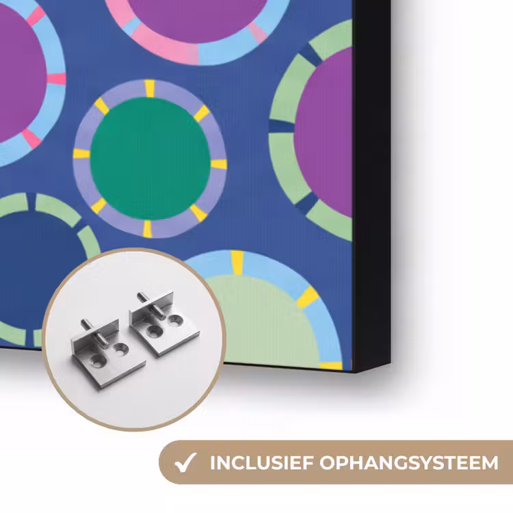 Art frame - Patroon - Cirkels - Abstract - Kleurrijk — 6