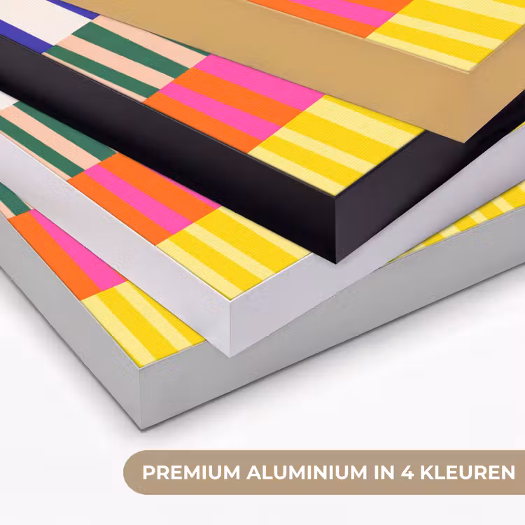 Art frame - Patroon - Strepen - Abstract - Modern - Kleurrijk — 2