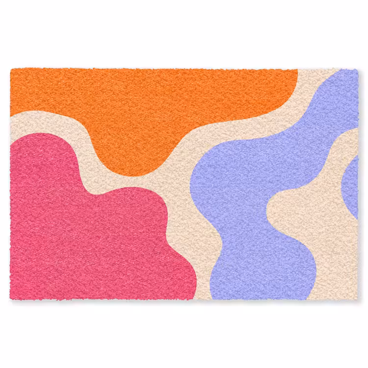Vloerkleed - Abstract - Organische vormen - Design - Modern - Kleurrijk — 1