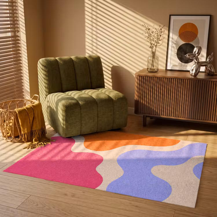 Vloerkleed - Abstract - Organische vormen - Design - Modern - Kleurrijk — 2