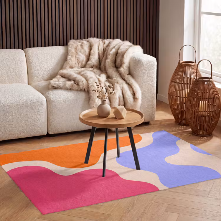 Vloerkleed - Abstract - Organische vormen - Design - Modern - Kleurrijk — 3
