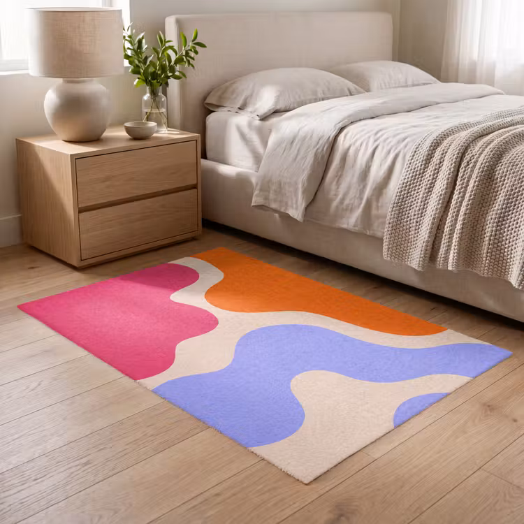 Vloerkleed - Abstract - Organische vormen - Design - Modern - Kleurrijk — 5
