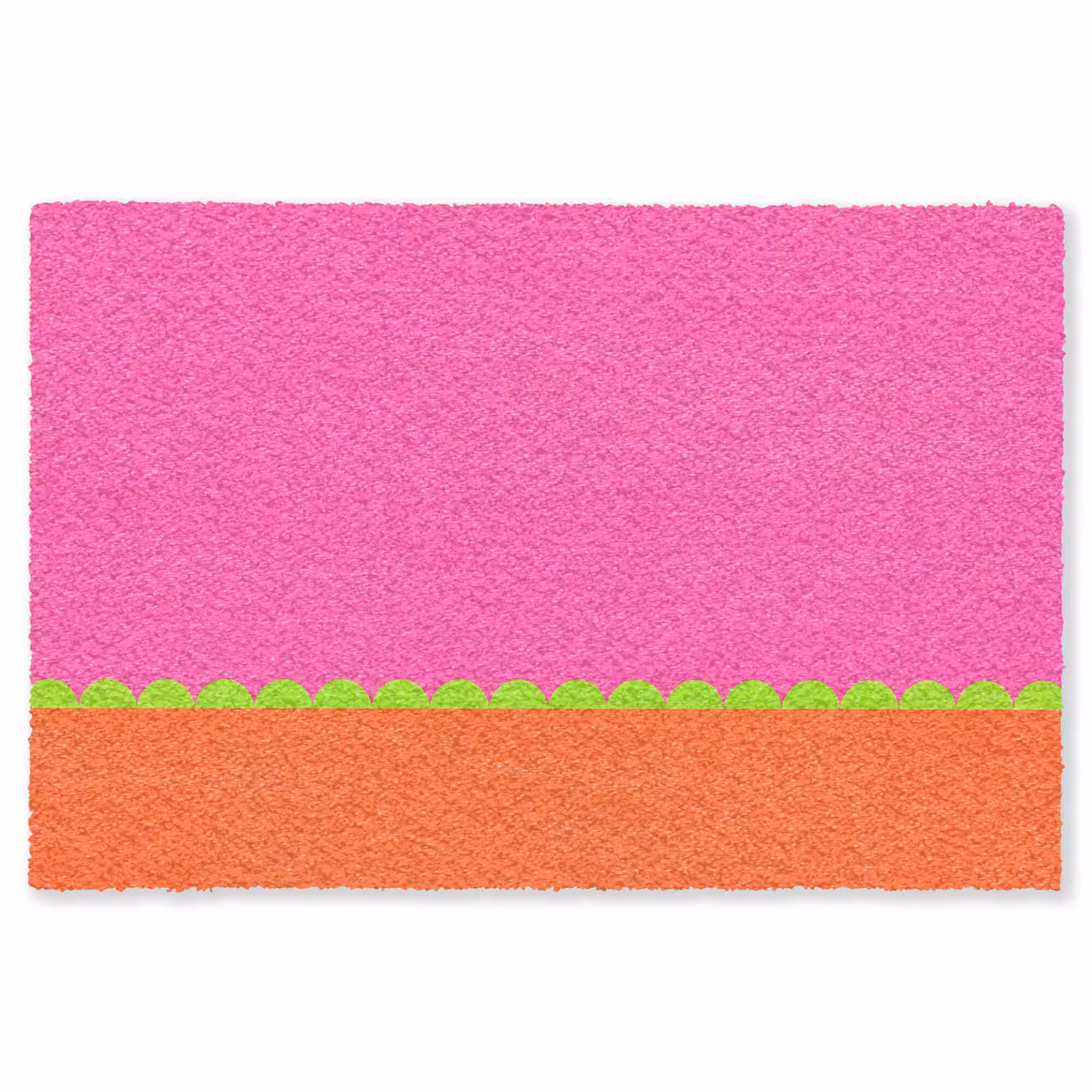 Vloerkleed - Abstract - Geometrisch - Kleurblokken - Roze - Oranje — 1