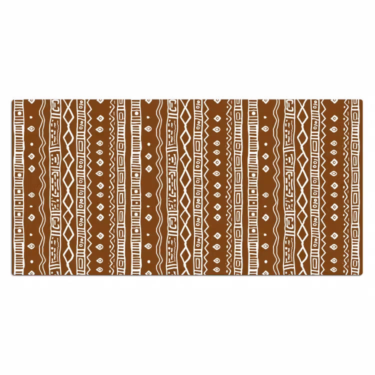 Bureau onderlegger - Chocoladebruin - Etnisch - Tribaal - Patroon — 2
