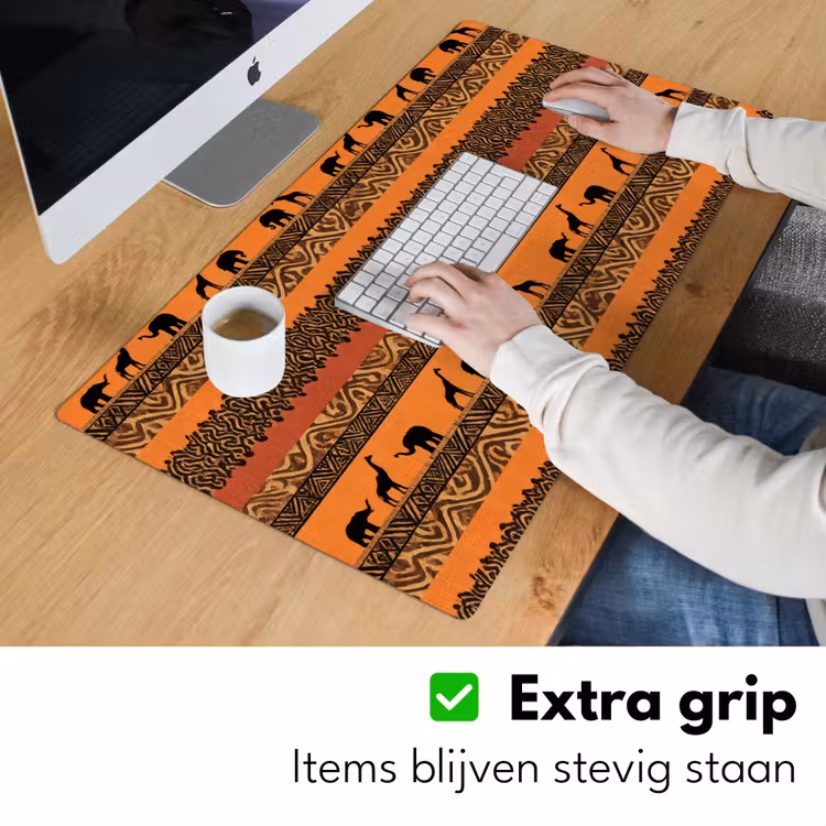 Bureau onderlegger - Oranje - Safari - Afrikaans - Dieren - Patroon — 6