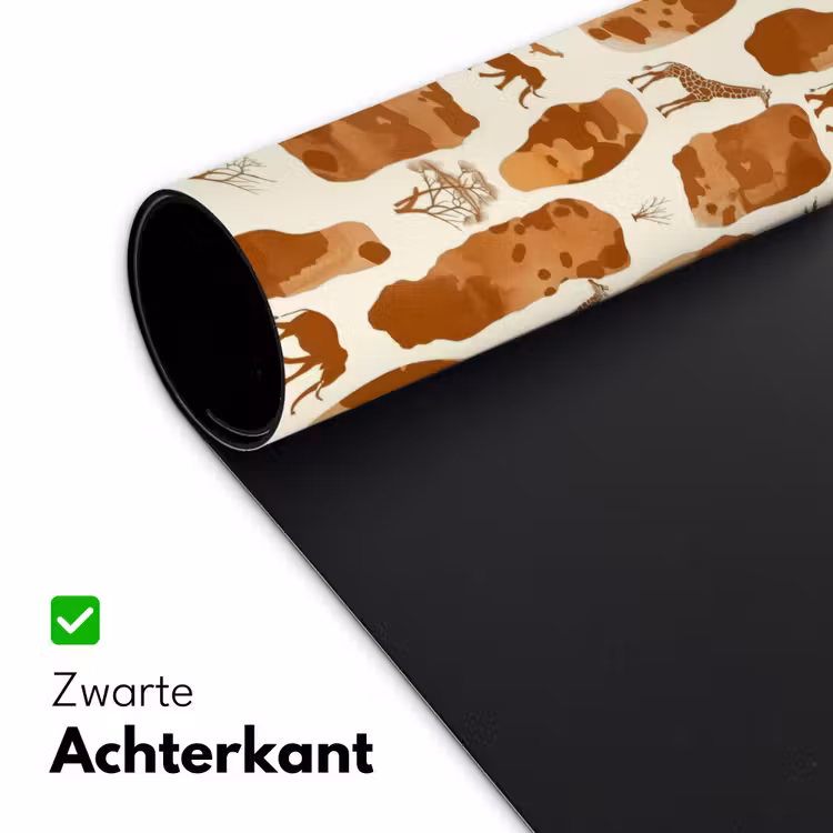 Bureau onderlegger - Terracotta - Safari - Dieren - Patroon — 5