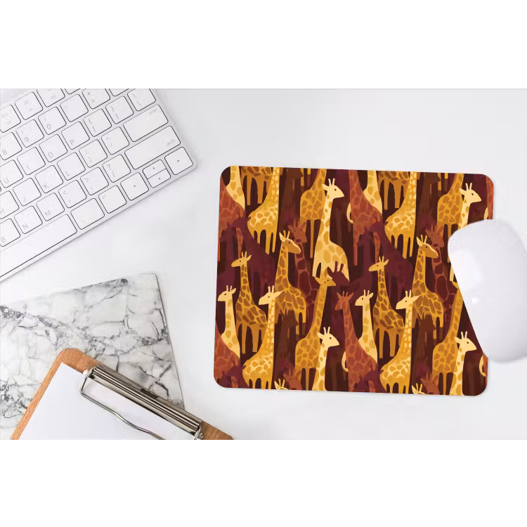 Muismat - Bruin - Giraffen - Safari - Patroon — 2