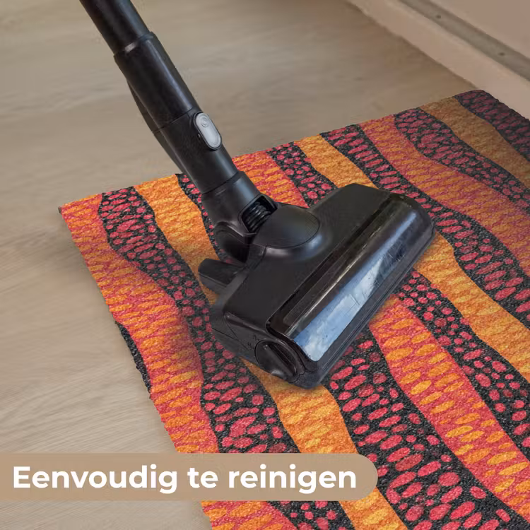 Deurmat - Oranje - Roze - Expressief - Patroon — 9