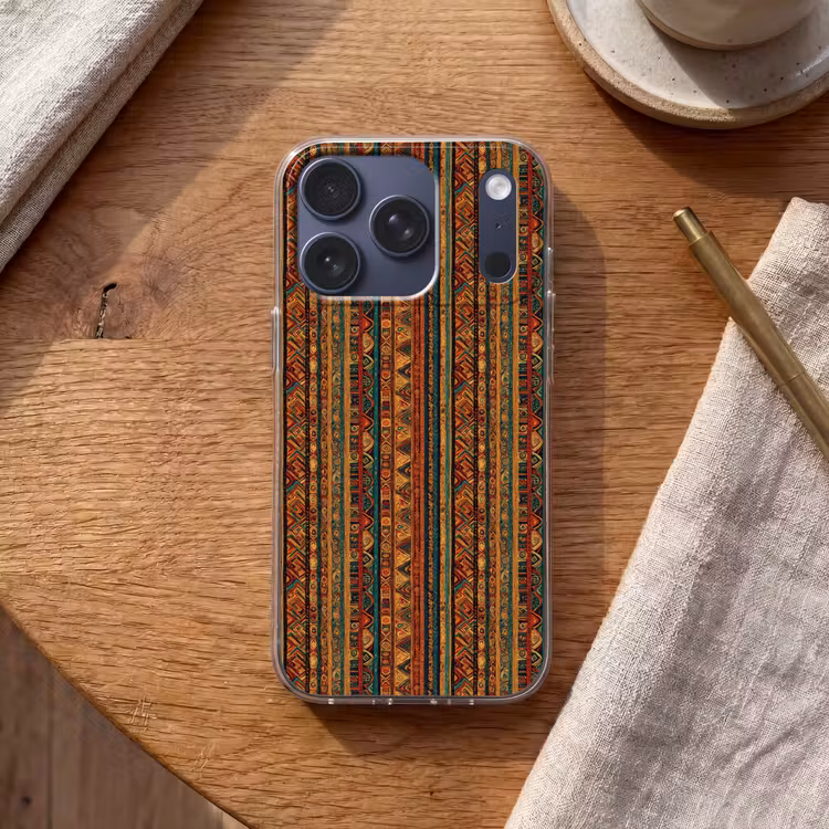 Telefoonhoesje - Kleurrijk - Etnisch - Folkloristisch - Patroon — 2