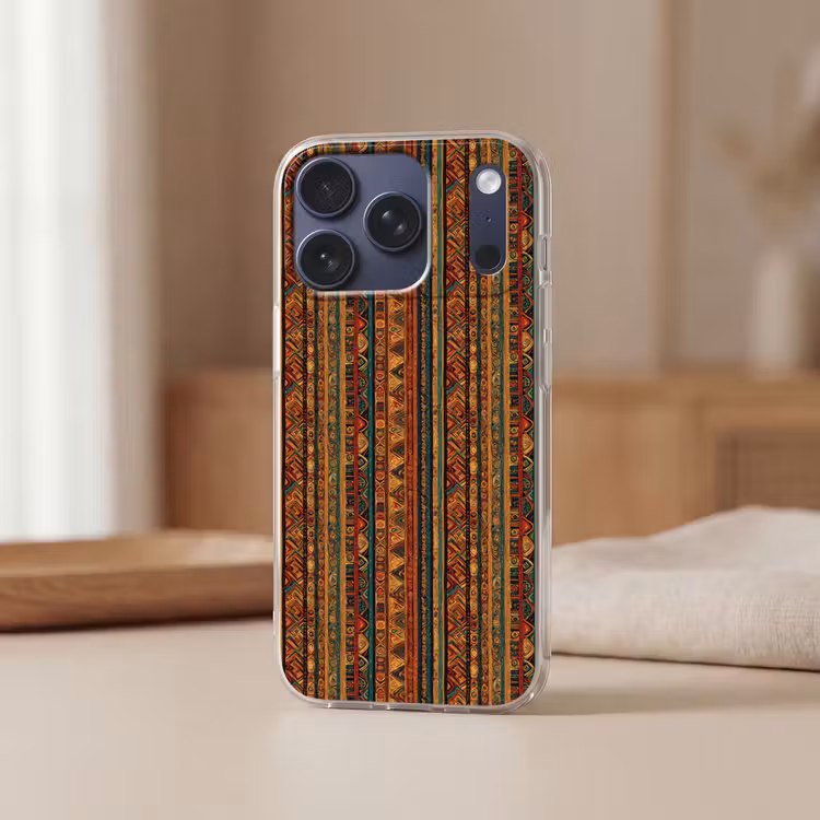 Telefoonhoesje - Kleurrijk - Etnisch - Folkloristisch - Patroon — 3