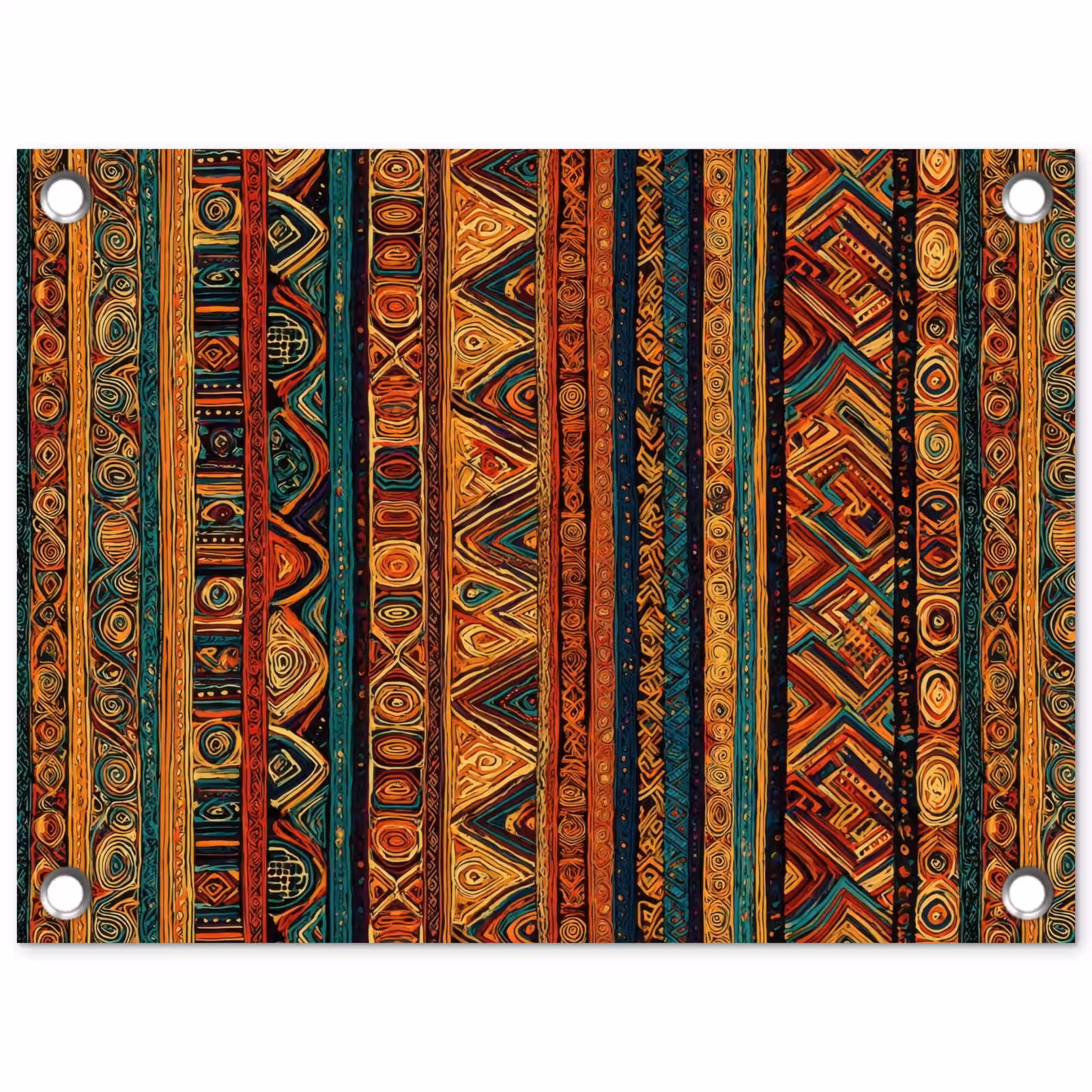 Tuinposter - Kleurrijk - Etnisch - Folkloristisch - Patroon — 1