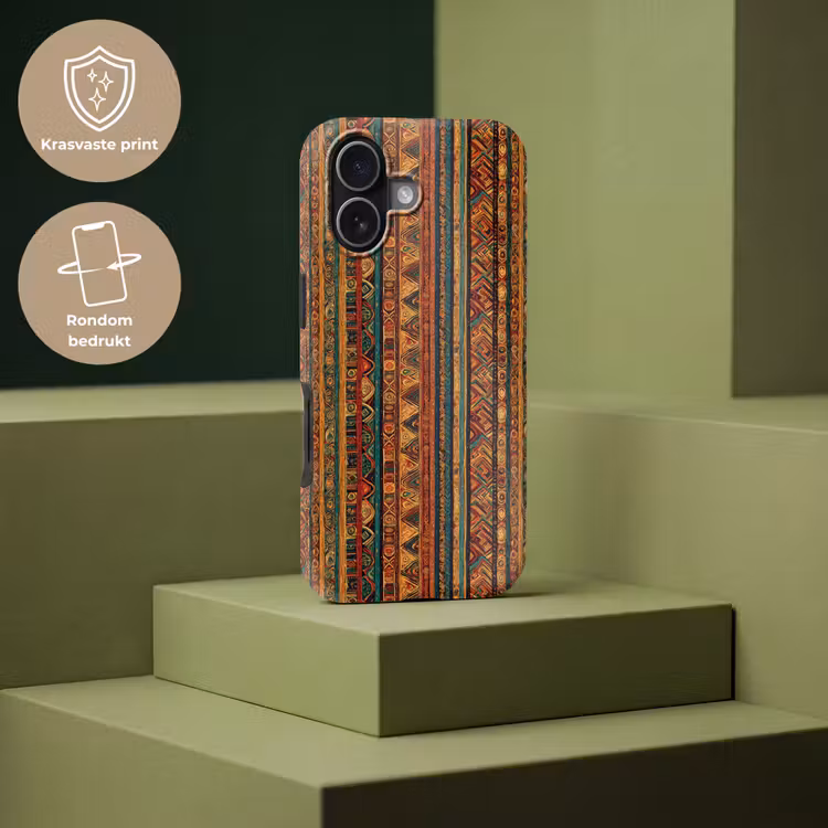 Telefoonhoesje Toughcase - Kleurrijk - Etnisch - Folkloristisch - Patroon — 7
