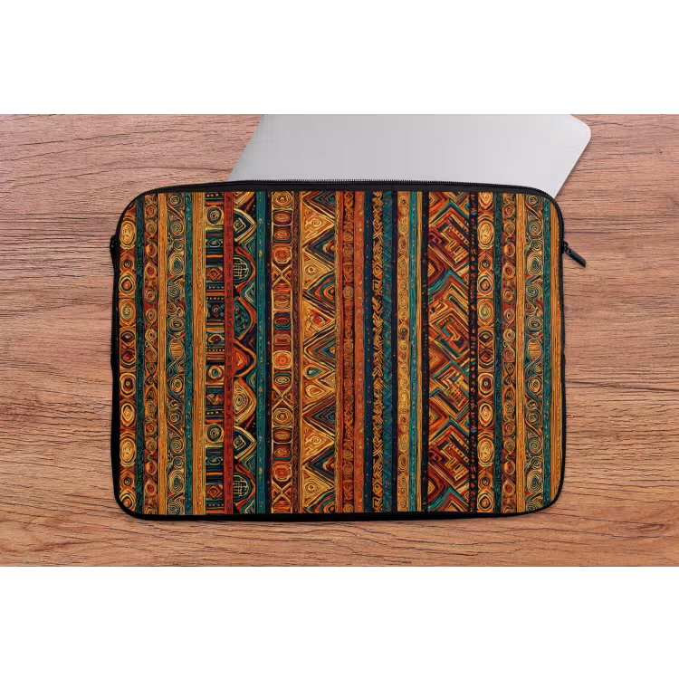 Laptophoes Kleurrijk - Etnisch - Folkloristisch - Patroon — 2