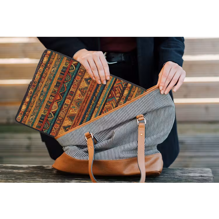 Laptophoes Kleurrijk - Etnisch - Folkloristisch - Patroon — 4