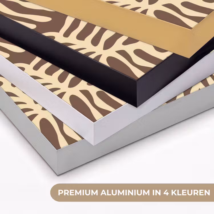 Art frame - Bruin - Koraal - Expressief - Patroon — 2