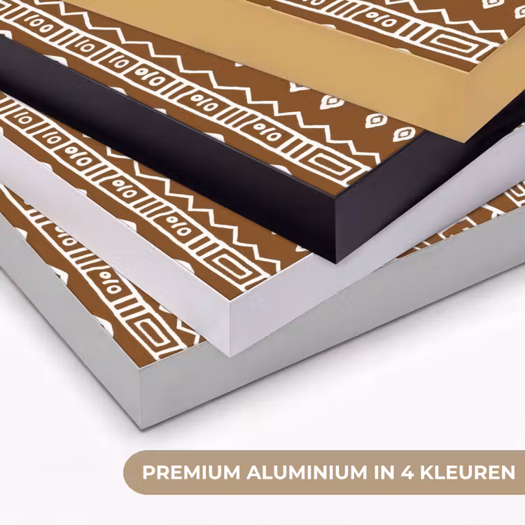 Art frame - Chocoladebruin - Etnisch - Tribaal - Patroon — 2