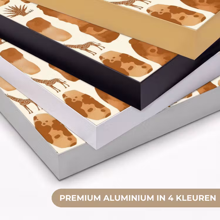 Art frame - Terracotta - Safari - Dieren - Patroon — 2