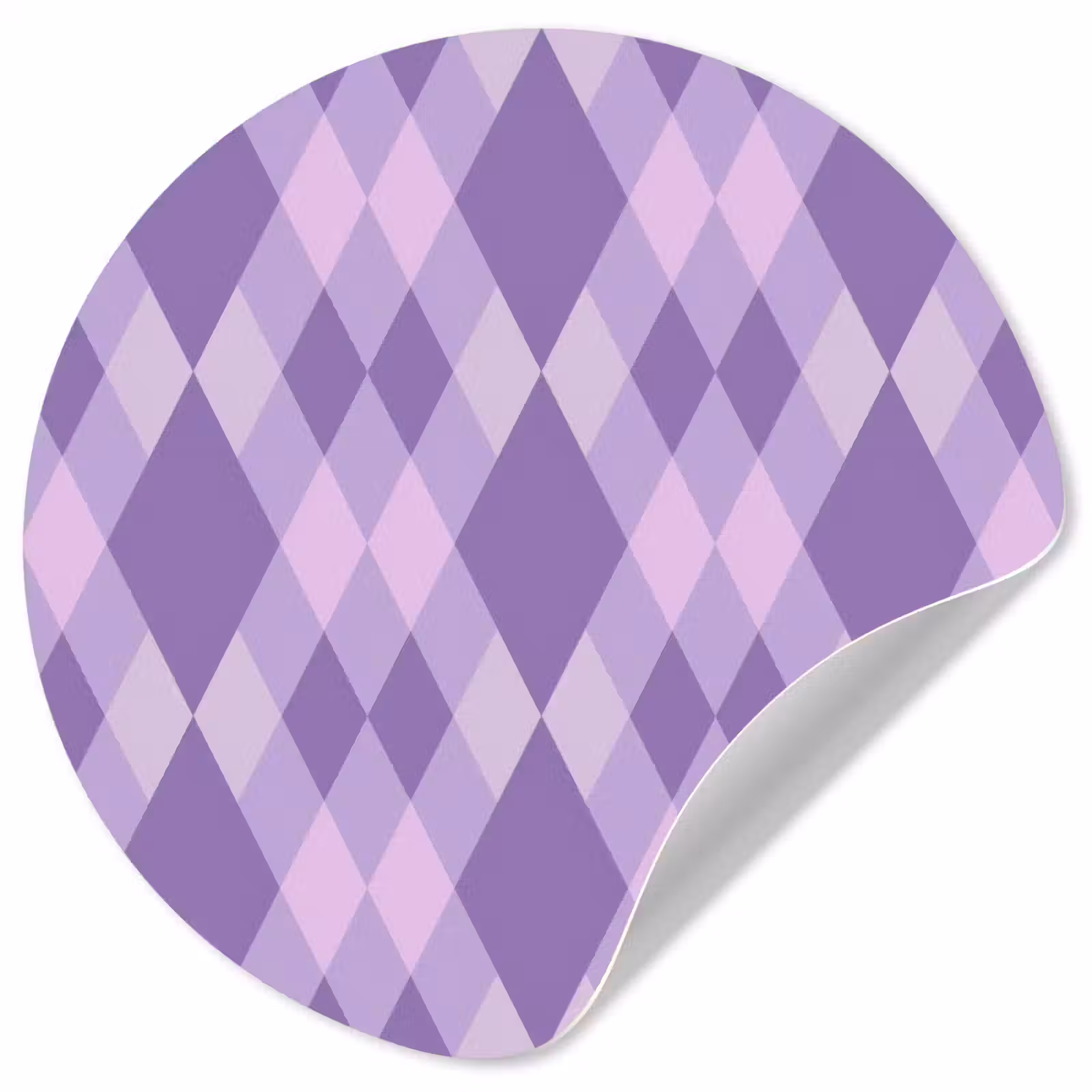 Behangcirkel - Paars - Geometrisch - Ruiten - Argyle - Patroon — 1