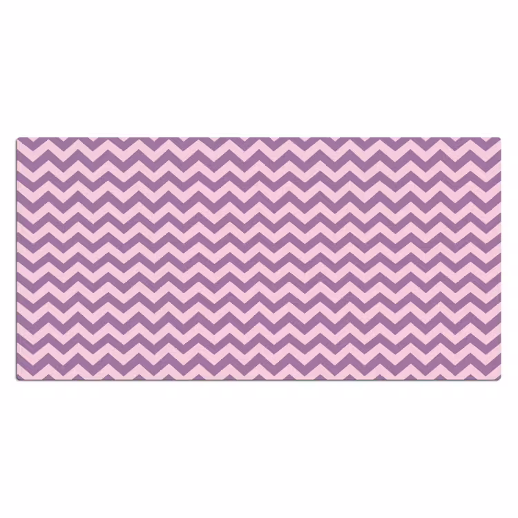Bureau onderlegger - Paars - Roze - Geometrisch - Chevron - Zigzag - Patroon — 2