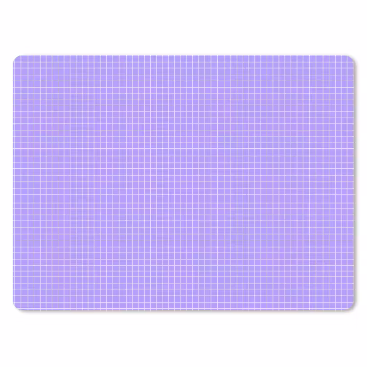 Muismat - Paars - Geometrisch - Raster - Minimalistisch - Patroon — 1