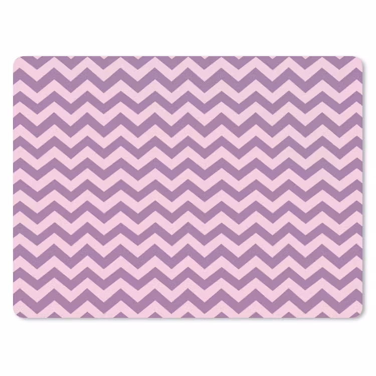 Muismat - Paars - Roze - Geometrisch - Chevron - Zigzag - Patroon — 1