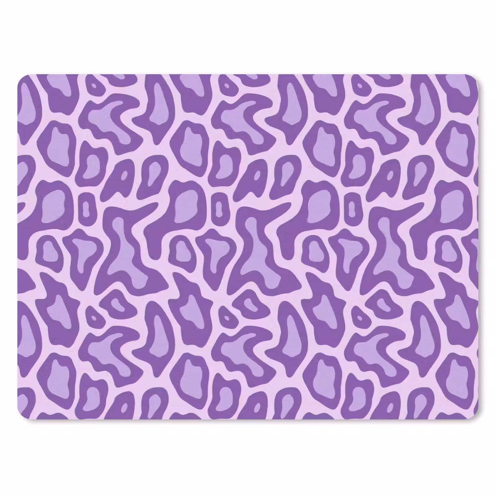 Muismat - Paars - Abstract - Luipaard - Vlekken - Groovy - Patroon — 1