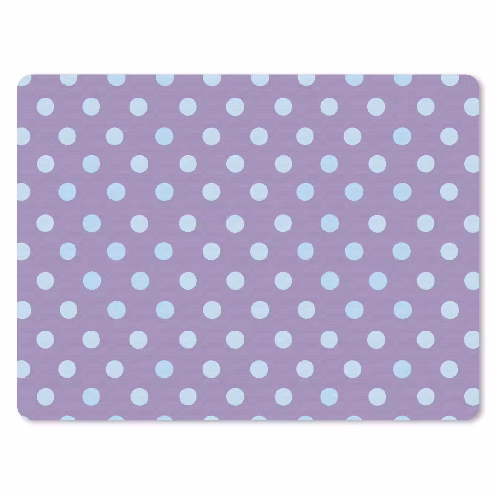 Muismat - Paars - Blauw - Geometrisch - Stippen - Polka Dot - Patroon — 1