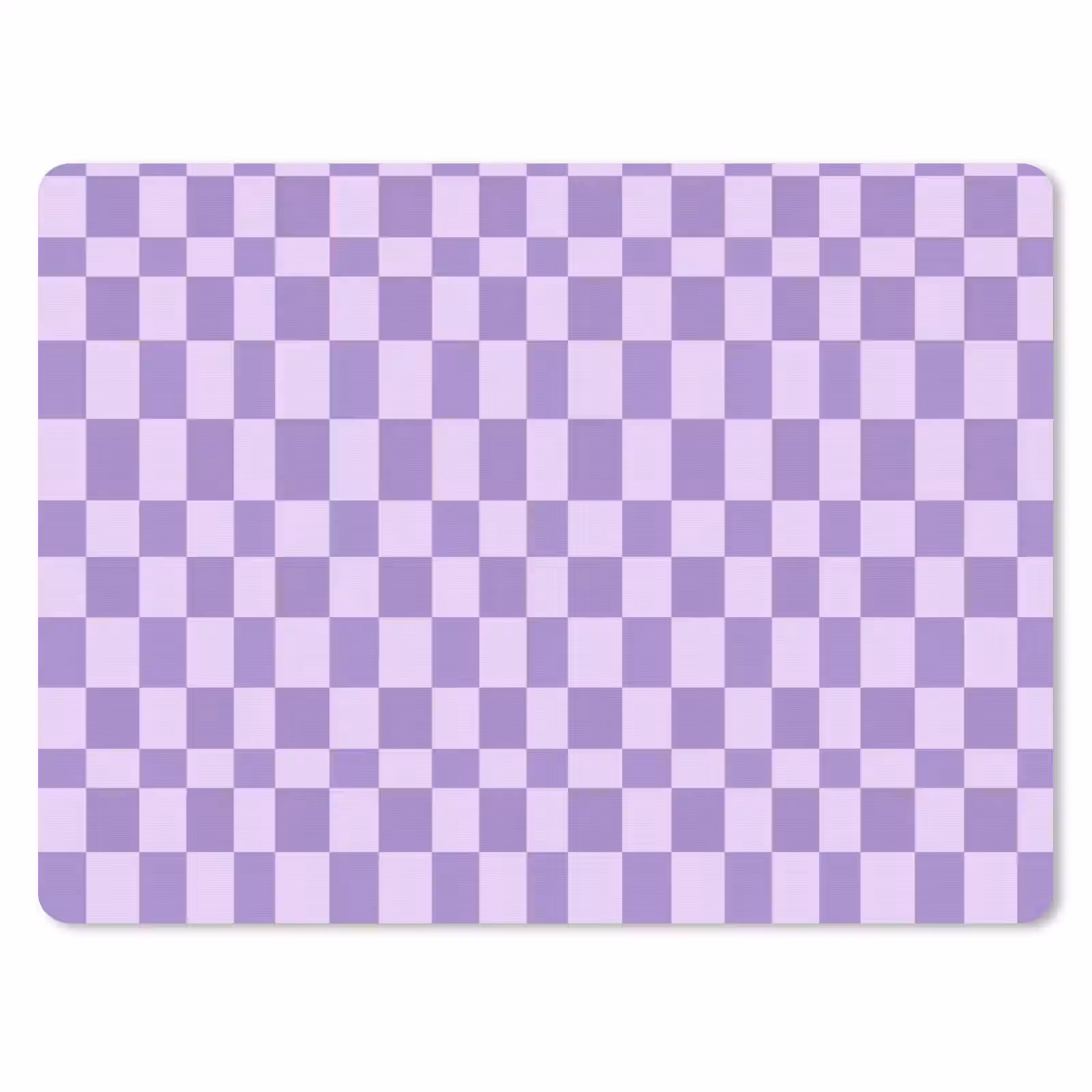Muismat - Paars - Geometrisch - Dambord - Blokken - Patroon — 1