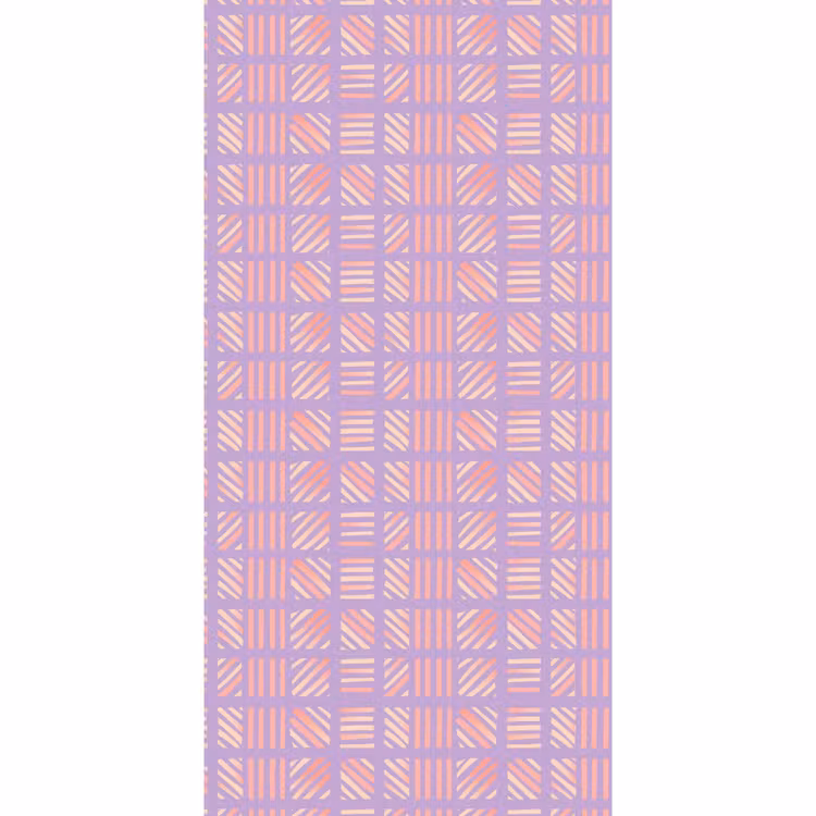 Behang - Paars - Roze - Geometrisch - Strepen - Blokken - Patroon — 2