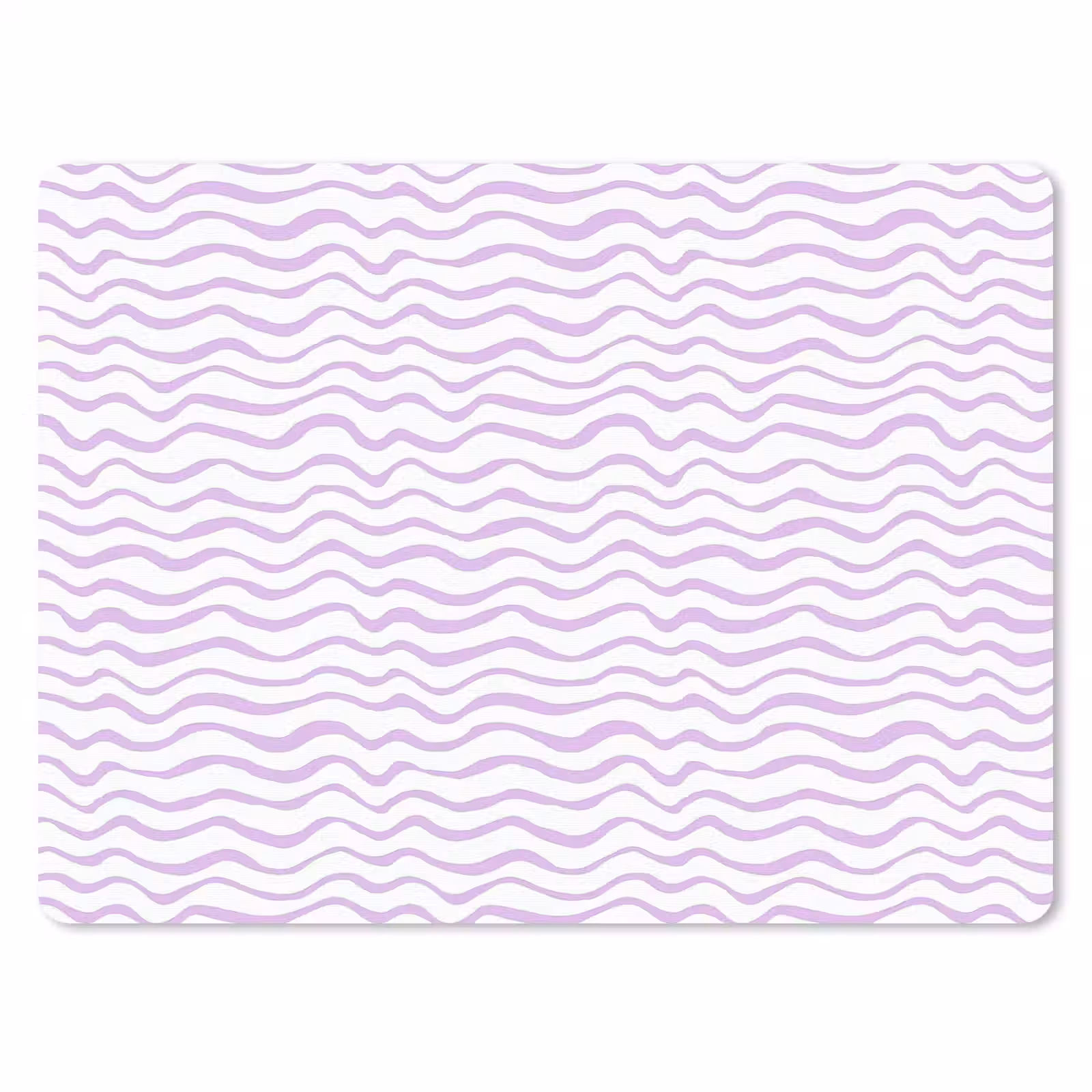 Muismat - Lila - Geometrisch - Golfjes - Lijnen - Patroon — 1