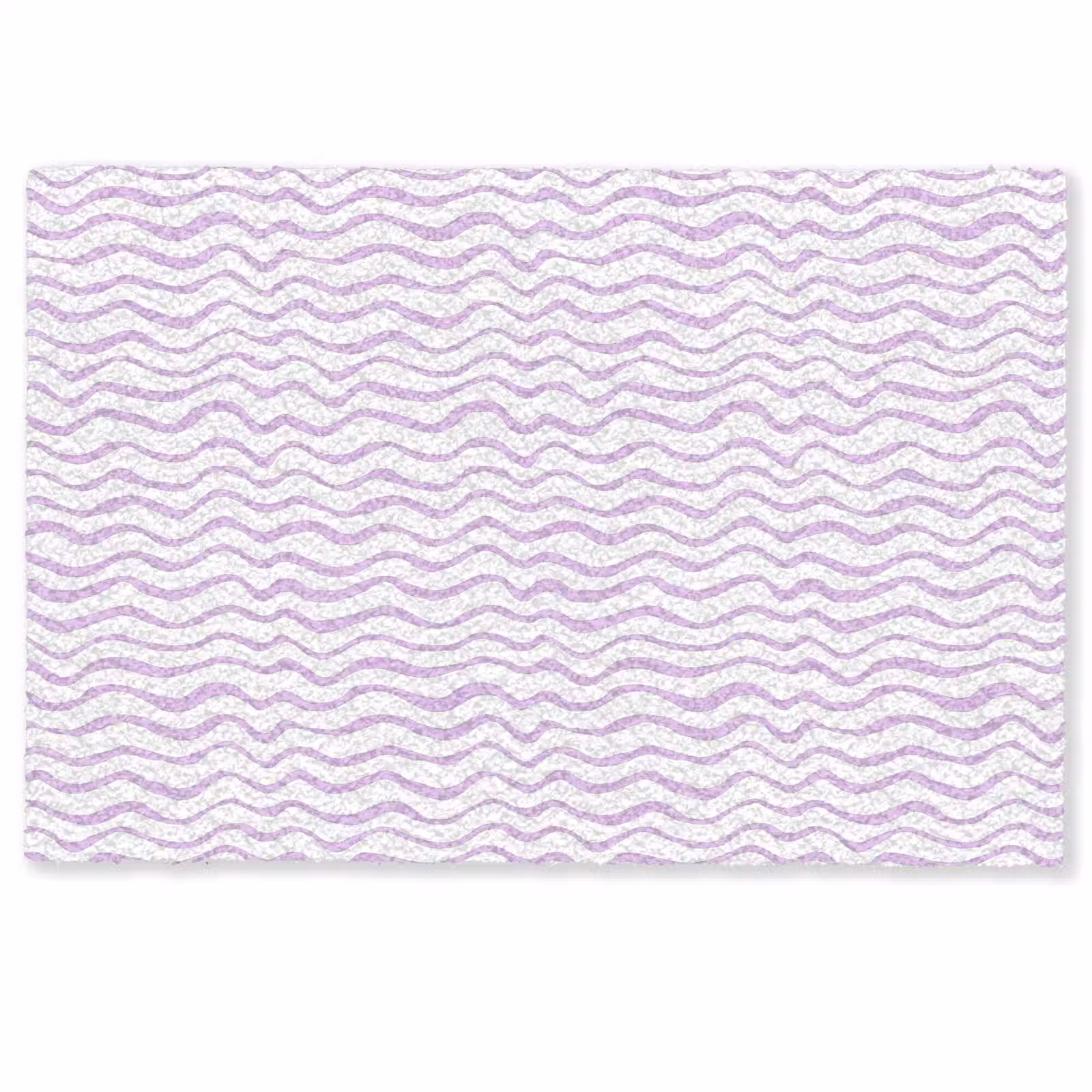 Deurmat - Lila - Geometrisch - Golfjes - Lijnen - Patroon — 1