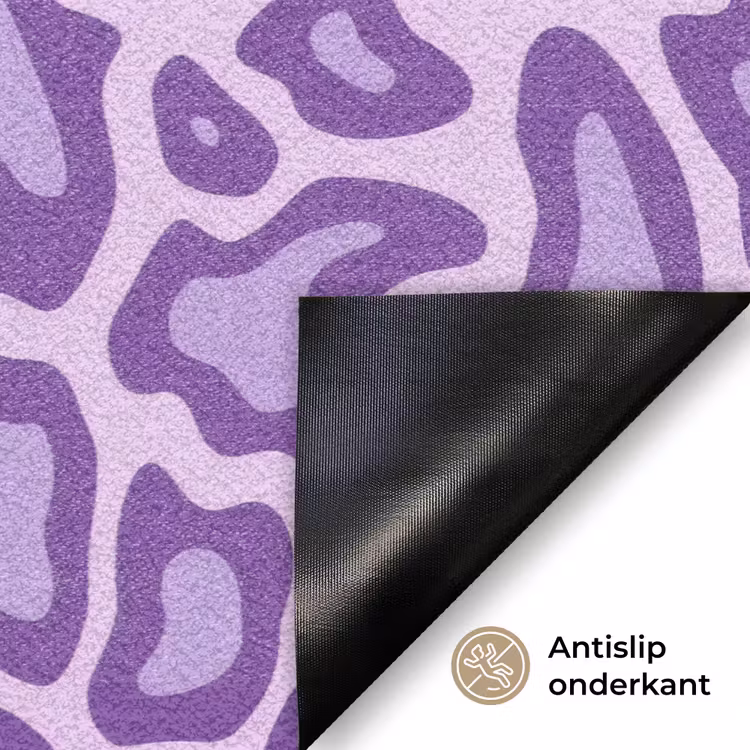 Deurmat - Paars - Abstract - Luipaard - Vlekken - Groovy - Patroon — 6