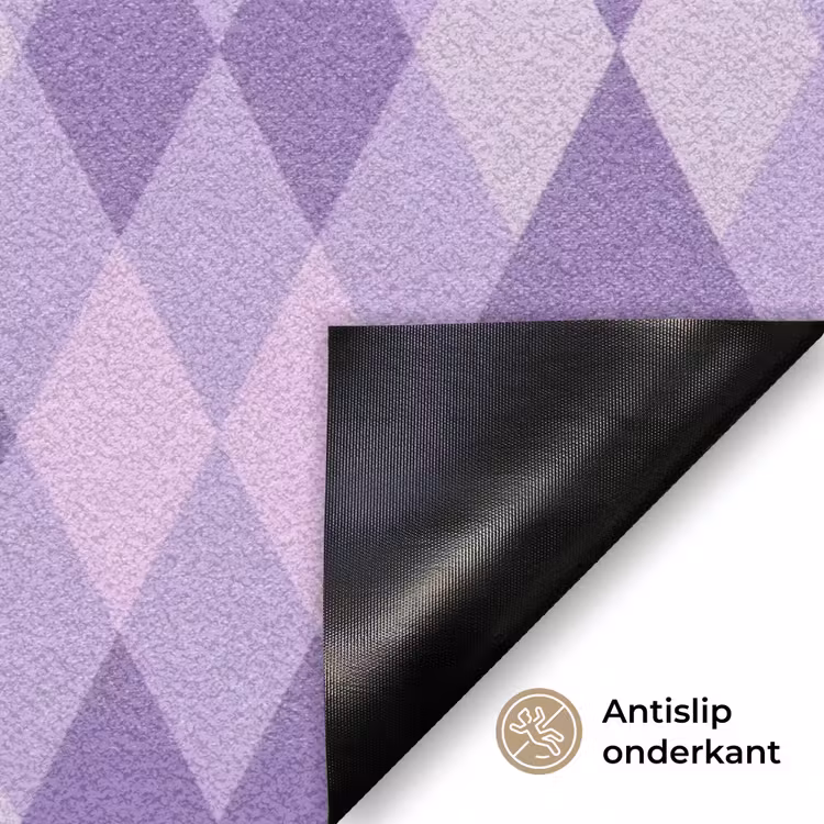 Deurmat - Paars - Geometrisch - Ruiten - Argyle - Patroon — 6