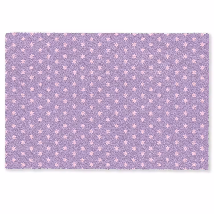 Deurmat - Paars - Roze - Sterren - Geometrisch - Patroon — 1