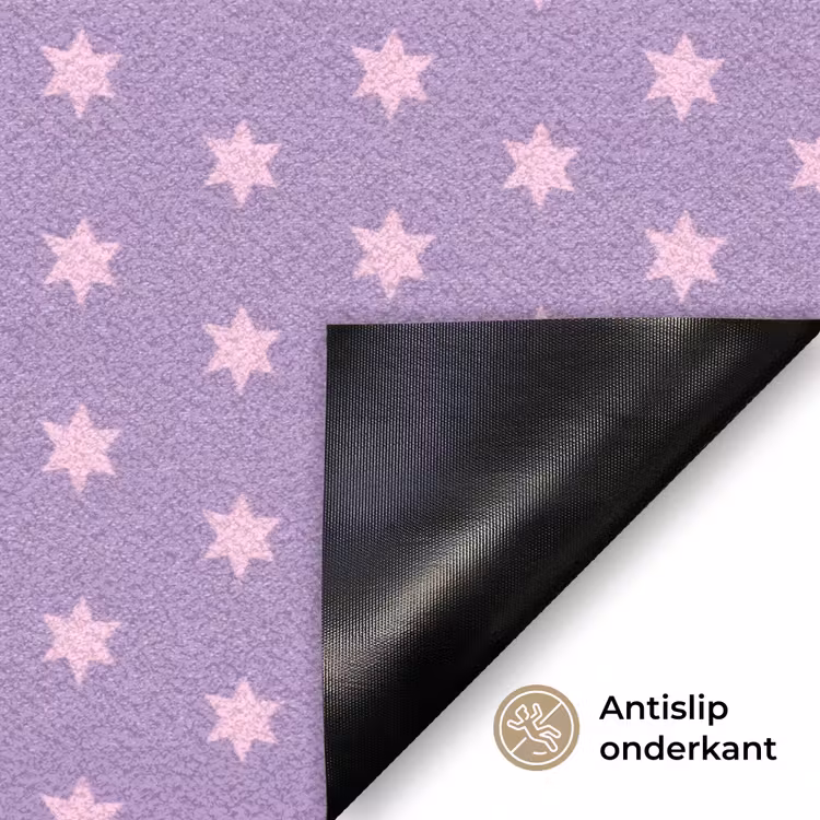 Deurmat - Paars - Roze - Sterren - Geometrisch - Patroon — 6