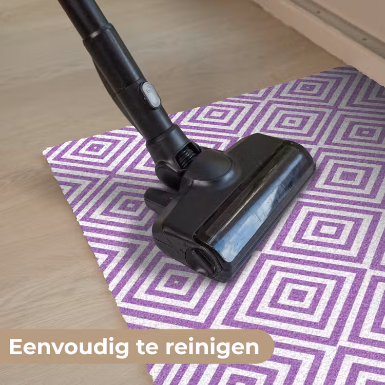 Deurmat - Paars - Geometrisch - Ruiten - Concentrisch - Patroon — 9