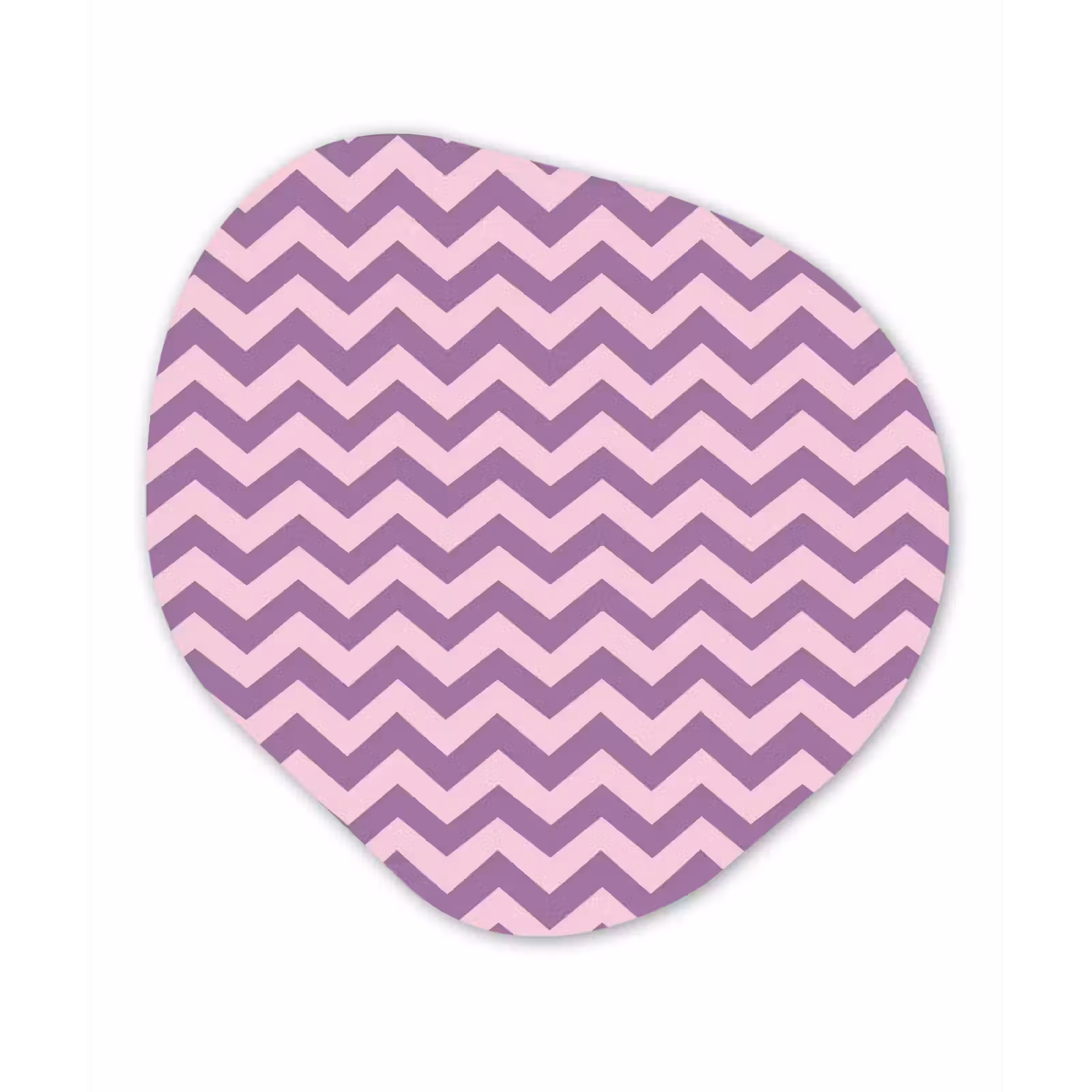 Organisch schilderij forex - Paars - Roze - Geometrisch - Chevron - Zigzag - Patroon — 1