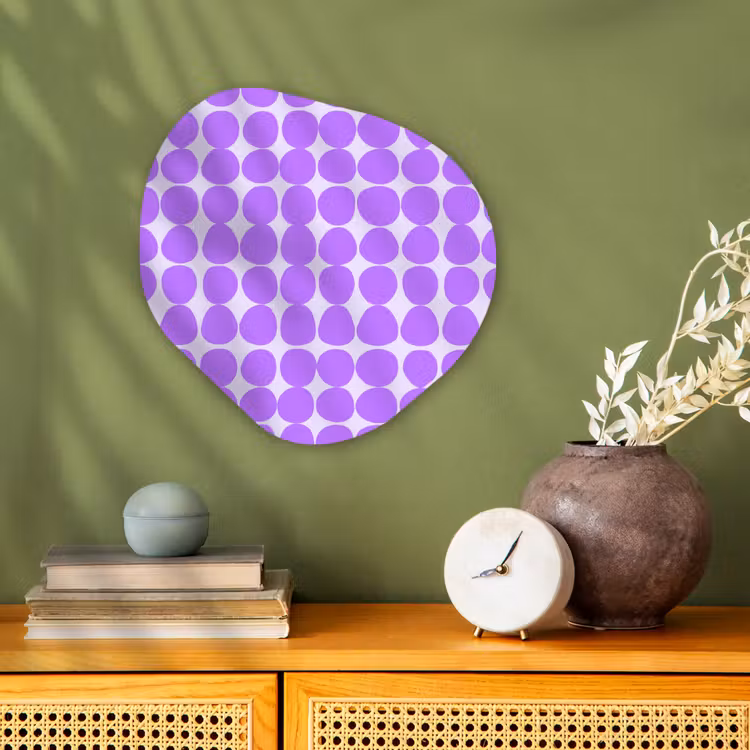 Organisch schilderij forex - Paars - Geometrisch - Stippen - Polka Dot - Patroon — 2