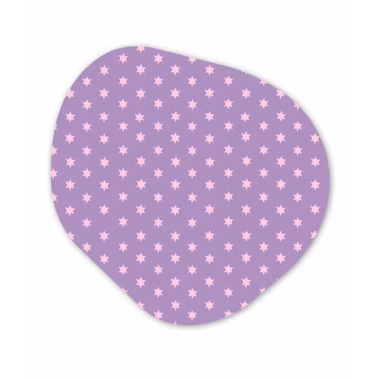 Organisch schilderij forex - Paars - Roze - Sterren - Geometrisch - Patroon — 1