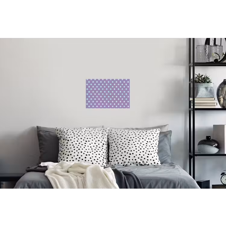 Muursticker - Paars - Blauw - Geometrisch - Stippen - Polka Dot - Patroon — 5