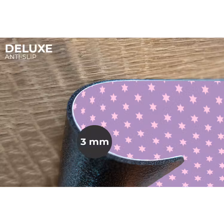 Placemat - 6 stuks - Paars - Roze - Sterren - Geometrisch - Patroon — 4